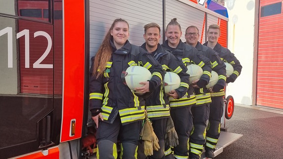 Gruppenbild Freiwillige Feuerwehr Leipzig-Grünau