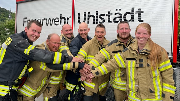 Gruppenbild Freiwillige Feuerwehr Uhlstädt 