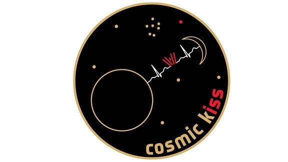 Das Logo der ESA-Mission ›Cosmic Kiss‹