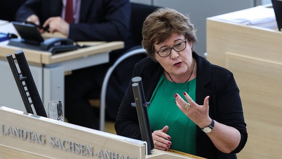 Sachsen-Anhalts Sozialministerin Petra Grimm Benne (SPD)